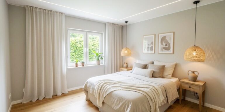 Gestaltungsbeispiel Schlafzimmer