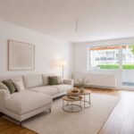Wohnzimmer möbliert