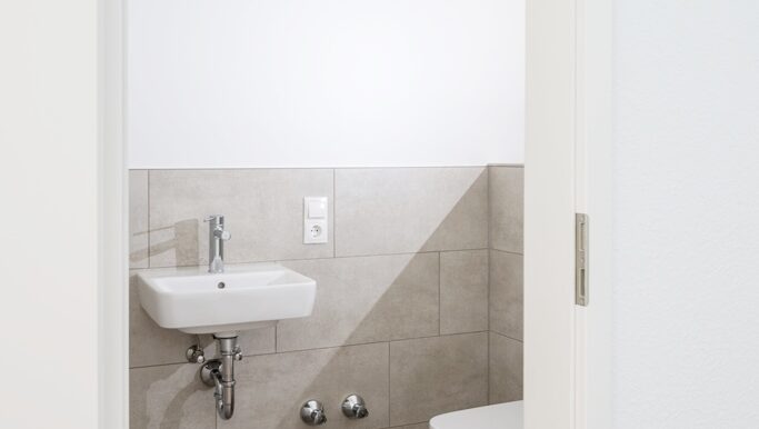 Blick ins Gäste-WC