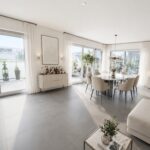 Wohnzimmer mit möglicher Möblierung