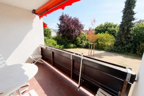 Ausblick Balkon